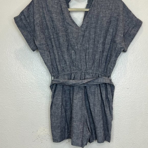 NWT HEARTLOOM Chambray Mikella Linen Romper Size XS - Picture 5 of 6